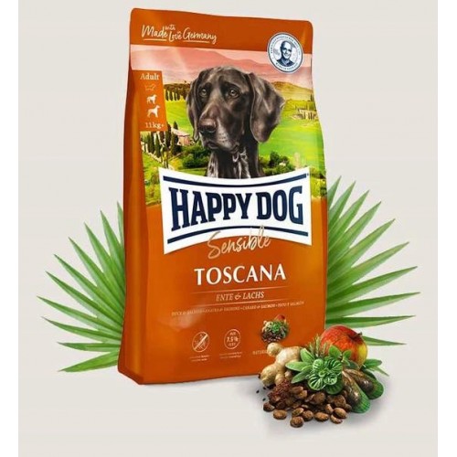 Happy dog toscana sensible kaczka łosoś